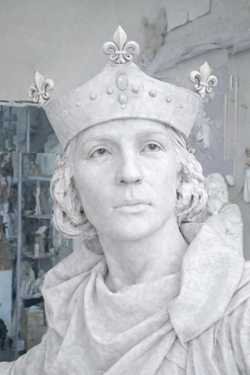 Aspect final de la statue